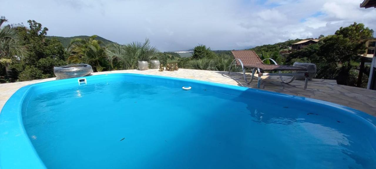 Villa Santorini Praia Do Rosa Com Piscina E Jacuzzi Luaran gambar