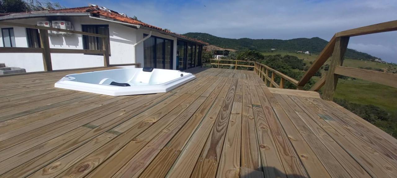 Villa Santorini Praia Do Rosa Com Piscina E Jacuzzi Luaran gambar