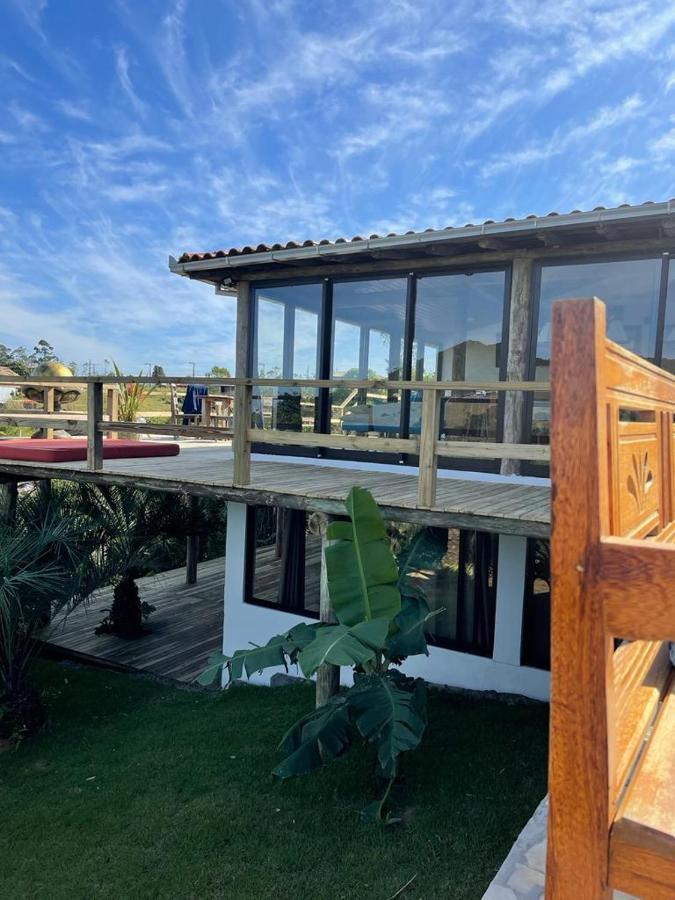 Villa Santorini Praia Do Rosa Com Piscina E Jacuzzi Luaran gambar